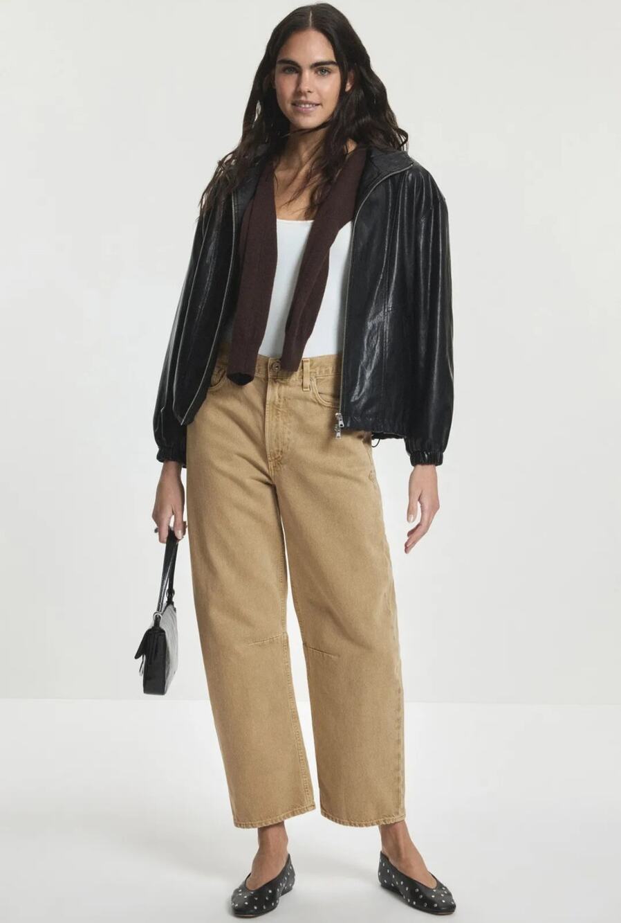 Citizens of Humanity Miro Brown Barrel Jeans Women Size 27